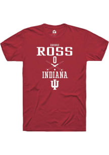 Brooke Ross Red Indiana Hoosiers NIL Sport Icon Short Sleeve T Shirt