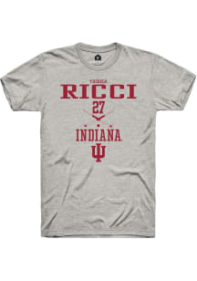 Theresa Ricci Ash Indiana Hoosiers NIL Sport Icon Short Sleeve T Shirt