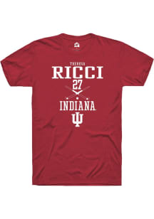 Theresa Ricci Red Indiana Hoosiers NIL Sport Icon Short Sleeve T Shirt