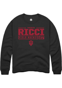 Theresa Ricci Rally Mens  Indiana Hoosiers NIL Stacked Box Crew Sweatshirt