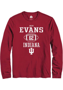 Drew Evans Rally Mens Red Indiana Hoosiers NIL Sport Icon Tee