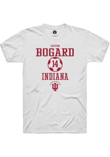 Easton Bogard White Indiana Hoosiers NIL Sport Icon Short Sleeve T Shirt