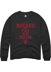 Easton Bogard Rally Mens Black Indiana Hoosiers NIL Sport Icon Crew Sweatshirt