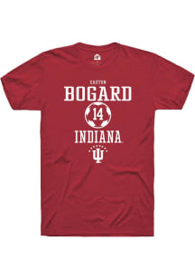 Easton Bogard Red Indiana Hoosiers NIL Sport Icon Short Sleeve T Shirt