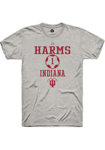 JT Harms Ash Indiana Hoosiers NIL Sport Icon Short Sleeve T Shirt