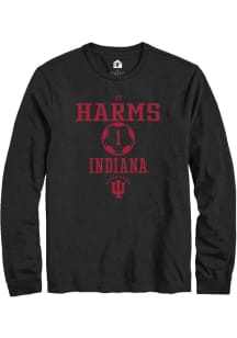 JT Harms Rally Mens Black Indiana Hoosiers NIL Sport Icon Tee