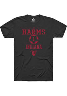 JT Harms Black Indiana Hoosiers NIL Sport Icon Short Sleeve T Shirt