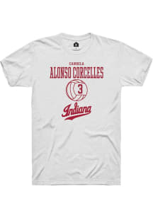 Candela Alonso Corcelles White Indiana Hoosiers NIL Sport Icon Short Sleeve T Shirt