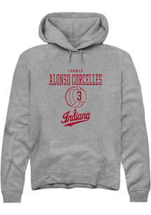 Candela Alonso Corcelles  Rally Indiana Hoosiers Mens Graphite NIL Sport Icon Long Sleeve Hoodie