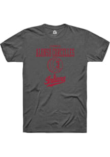 Candela Alonso Corcelles Dark Grey Indiana Hoosiers NIL Sport Icon Short Sleeve T Shirt
