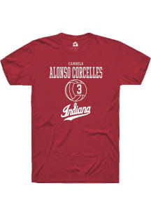 Candela Alonso Corcelles Red Indiana Hoosiers NIL Sport Icon Short Sleeve T Shirt