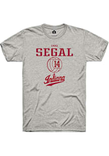 Emma Segal  Indiana Hoosiers Ash Rally NIL Sport Icon Short Sleeve T Shirt