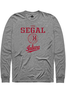 Emma Segal  Indiana Hoosiers Graphite Rally NIL Sport Icon Long Sleeve T Shirt
