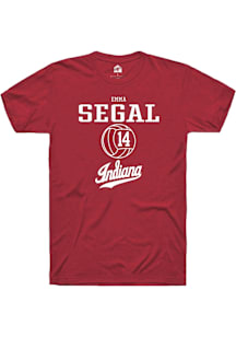 Emma Segal  Indiana Hoosiers Red Rally NIL Sport Icon Short Sleeve T Shirt