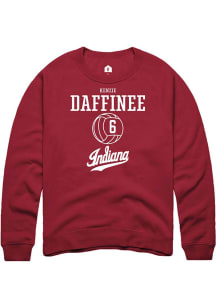 kenzie daffinee Rally Mens Red Indiana Hoosiers NIL Sport Icon Crew Sweatshirt