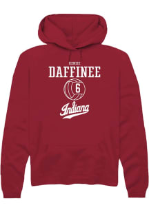 kenzie daffinee Rally Mens Red Indiana Hoosiers NIL Sport Icon Hooded Sweatshirt