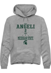 Nina Angeli Rally Mens Graphite Michigan State Spartans NIL Sport Icon Hooded Sweatshirt