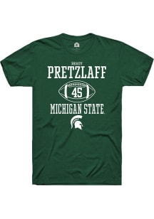 Brady Pretzlaff Green Michigan State Spartans NIL Sport Icon Short Sleeve T Shirt