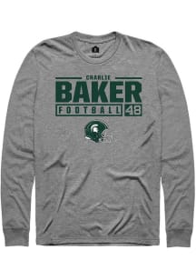 Charlie Baker Rally Mens Graphite Michigan State Spartans NIL Stacked Box Tee