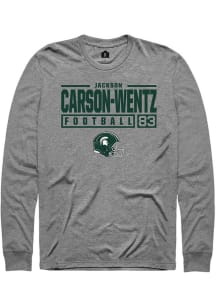 Jackson Carson-Wentz Rally Mens Graphite Michigan State Spartans NIL Stacked Box Tee