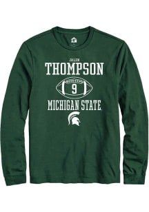 Jalen Thompson Rally Mens Green Michigan State Spartans NIL Sport Icon Tee