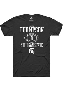 Jalen Thompson Black Michigan State Spartans NIL Sport Icon Short Sleeve T Shirt