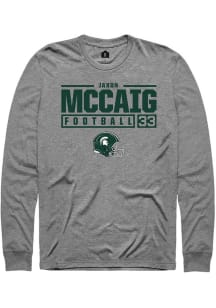 Jaxon McCaig Rally Mens Graphite Michigan State Spartans NIL Stacked Box Tee