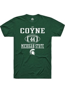 Jay Coyne Green Michigan State Spartans NIL Sport Icon Short Sleeve T Shirt