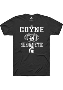Jay Coyne Black Michigan State Spartans NIL Sport Icon Short Sleeve T Shirt