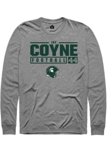Jay Coyne Rally Mens Graphite Michigan State Spartans NIL Stacked Box Tee