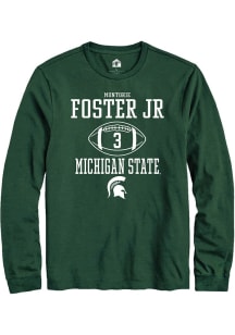 Montorie Foster, Jr Rally Mens Green Michigan State Spartans NIL Sport Icon Tee