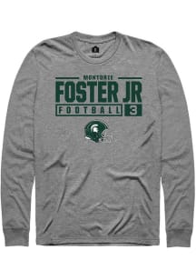 Montorie Foster, Jr Rally Mens Graphite Michigan State Spartans NIL Stacked Box Tee