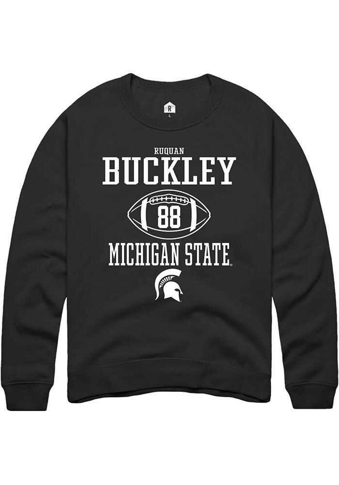 Ruquan Buckley Michigan State Spartans Mens BLACK NIL Sport Icon