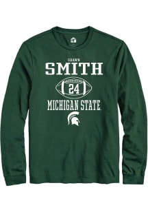 Shawn Smith Rally Mens Green Michigan State Spartans NIL Sport Icon Tee