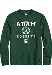 Joshua Adam Rally Mens Green Michigan State Spartans NIL Sport Icon Tee