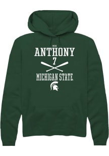 Mik Anthony Rally Mens Green Michigan State Spartans NIL Sport Icon Hooded Sweatshirt