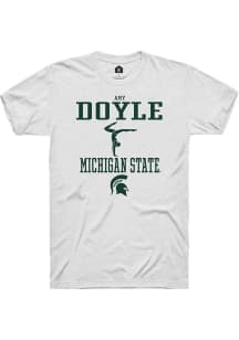 Amy Doyle White Michigan State Spartans NIL Sport Icon Short Sleeve T Shirt