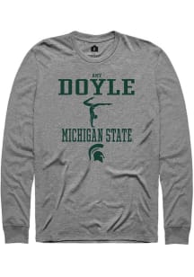 Amy Doyle Rally Mens Graphite Michigan State Spartans NIL Sport Icon Tee