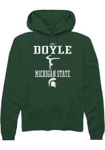 Amy Doyle Rally Mens Green Michigan State Spartans NIL Sport Icon Hooded Sweatshirt
