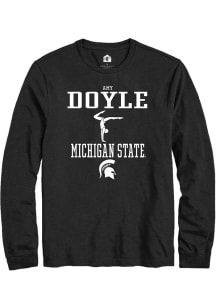 Amy Doyle Rally Mens Black Michigan State Spartans NIL Sport Icon Tee
