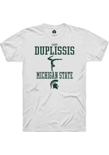 Cady Duplissis White Michigan State Spartans NIL Sport Icon Short Sleeve T Shirt