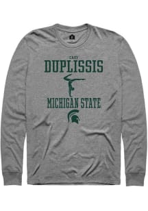 Cady Duplissis Rally Mens Graphite Michigan State Spartans NIL Sport Icon Tee