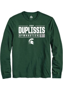 Cady Duplissis Rally Mens Green Michigan State Spartans NIL Stacked Box Tee