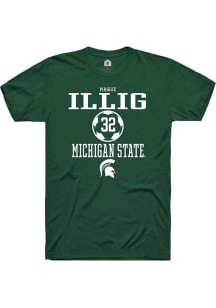 Maggie Illig Green Michigan State Spartans NIL Sport Icon Short Sleeve T Shirt