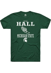 Anyssa Hall Green Michigan State Spartans NIL Sport Icon Short Sleeve T Shirt