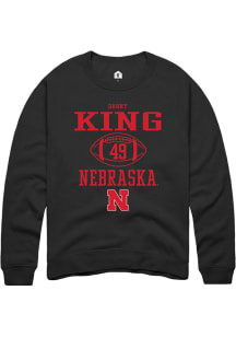 Danny King Rally Mens  Nebraska Cornhuskers NIL Sport Icon Crew Sweatshirt