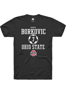 Marko Borkovic Black Ohio State Buckeyes NIL Sport Icon Short Sleeve T Shirt