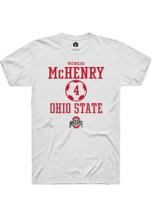 Nicholas McHenry White Ohio State Buckeyes NIL Sport Icon Short Sleeve T Shirt