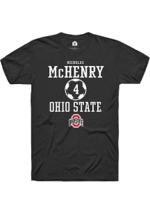 Nicholas McHenry Black Ohio State Buckeyes NIL Sport Icon Short Sleeve T Shirt