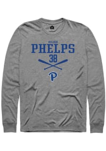 Holden Phelps  Pitt Panthers Grey Rally NIL Sport Icon Long Sleeve T Shirt